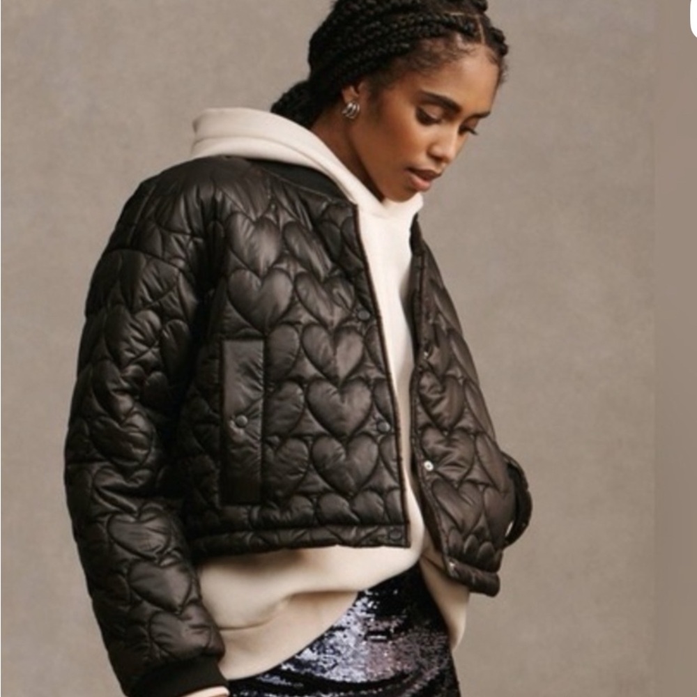 ✅ SOLD Anthropologie Black Embossed Jacket